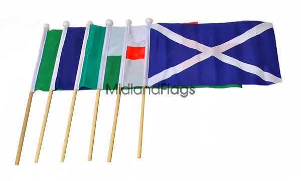 Six Nations Rugby - Hand Waving Flag Pack